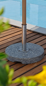 Parasol de terrasse robuste en forme de <span class=keywords><strong>tulipe</strong></span> de 3 m, 24 baleines en fibre de verre, base en marbre de 40 kg, protection UV, imperméable, mobilier d'extérieur pour jardin - Product Image 3