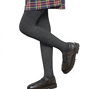 LOLANTA <span class=keywords><strong>Medias</strong></span> térmicas de invierno para <span class=keywords><strong>niñas</strong></span>, por encima de la rodilla, con forro polar grueso, suaves y elásticas, color liso, para la escuela, color gris, 6-8 años - Product Image 2