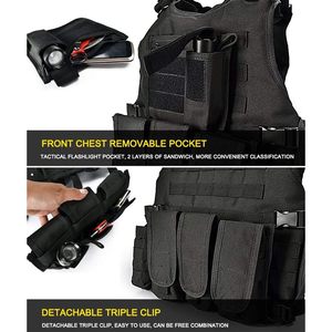 Chaleco Táctico Ignífugo y Anticorte, Nivel D de Protección, Desmontaje Rápido, Paquete Triple, Placa de Sujeción Integrada, Tela de Nailon Mate - Product Image 3