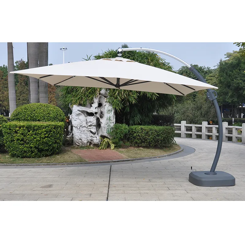 Artiz extérieur poids gargen parapluie en porte-à-faux parasol support suspendu parasol extérieur