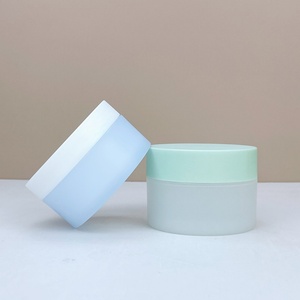 Custom Matte Double Wall Body Butter Scrub Frosted Cream <b>Jars</b> with Lids <b>Plastic</b> Luxury Skin Care 100ml 200ml 250ml Container - Product Image 5