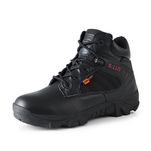 Precio de fábrica, tamaño grande, cremallera lateral, senderismo, entrenamiento, Camping, zapatos al aire libre, senderismo, botas tácticas impermeables, botas de combate - Product Image 3