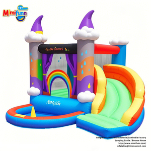 Commercial PVC Outdoor Adult Giant Inflatable Water <b>Slide</b> With Detachable Swimming <b>Pool</b> and Blower for Backyard Kids Party - Product Image 4