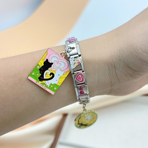 จี้แมวทาโรต์เคลือบเงา ขนาด 9 มม. สำหรับใส่กับสร้อยข้อมือสไตล์อิตาลี น่ารัก สีดำ ดีไซน์ทันสมัย จี้แบบโมดูลาร์ สำหรับทำเครื่องประดับ เป็นของขวัญ - Product Image 6