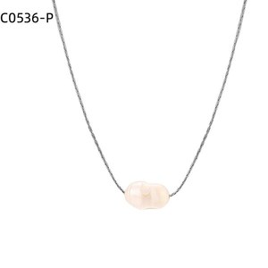 Fashion Necklace DE PERLAS C0536 for Women High Quality Jewelry - Product Image 1