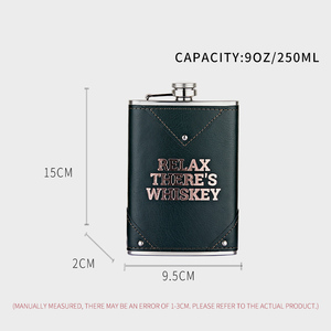 Nga 304 thép không gỉ 18-ounce xách tay Whisky chai rượu vang nhỏ <span class=keywords><strong>Jug</strong></span> với cao cấp Hộp Quà Tặng dày Hip Flask cho quà tặng - Product Image 5