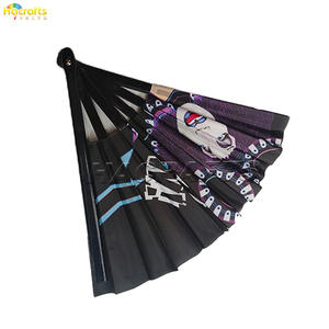 Nuevo Abanico Chino <span class=keywords><strong>Taichi</strong></span> de Plástico Grande de 13 Pulgadas, Abanico Personalizado <span class=keywords><strong>con</strong></span> Diseño Clack, 2020 - Product Image 5