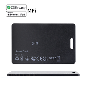 IOS pengisi daya nirkabel 1.7mm perangkat Anti hilang pelacak posisi Pencarian lokasi Gps sangat tipis kartu pelacak Dompet Pintar temukan saya Tag - Product Image 2