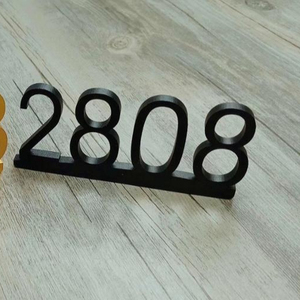 Venta al por mayor 3D de Metal de acero inoxidable de 200mm de espesor casa de gran números de dirección - Product Image 5