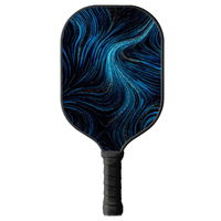 Raquette de pickleball en fibre de carbone T300 professionnelle, durable, portable et haute performance pour l'entraînement des joueurs de tous niveaux