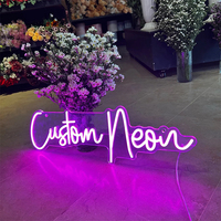 Livraison rapide Led Neon Light Lettre Signes Lumières Pour Acrylique Lettres Nuit Décoratif Bar Club Logo Décoration Personnalisé Enseigne Au Néon