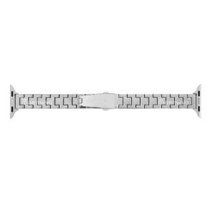 Bracelet de montre vintage de luxe en acier inoxydable respirant de 20 cm, compatible avec les montres de 38/40/41 mm - Product Image 2