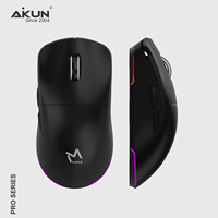 Souris de jeu sans fil Aikun, filaire/2.4G/trois modes, e-sport, longue durée de vie de la batterie, PAW3395, design léger