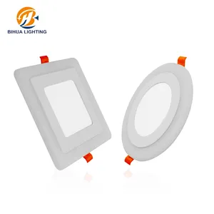 Excellent Supplier Indoor 3w 6w 12w 18w Round Square Recessed Mounted RGB Led Panel Lamp