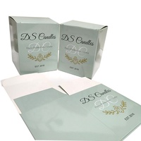 Hot Sale Custom Luxury Square Paper Packaging Boxes High Quality Candle Package Paper Boxes
