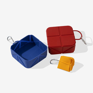 Gamelles pliables pour animaux de compagnie, pour nourriture et eau, personnalisées, luxueuses, portables, pour voyage et extérieur, vente en gros, double gamelle pour animaux de compagnie - Product Image 5