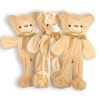Peaux d'ours en peluche sans remplissage Peau d'ours en peluche d'animal non rembourrée Peau d'ours en peluche brune semi-finie