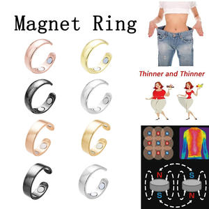 Anillo Magnético Terapéutico de Drenaje Linfático, Ofertas 2025, Oro Rosa, Cuatro Imanes, Anillo de Salud para Mujeres y Hombres - Product Image 1