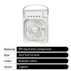 Ventilateur portable rechargeable Mist Dark Blue de grande capacité avec réservoir d'eau pour hommes et femmes - Product Image 4