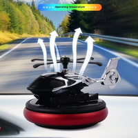 Parfum d'aromathérapie de luxe de diffuseur de voiture d'avion solaire pour des accessoires durables et populaires de style d'intérieur de voiture
