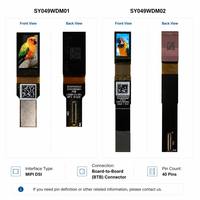 شاشة TDO مقاس 0.49 بوصة بدقة 1800 شمعة/م2 وتقنية FHD Micro OLED بدقة 1920×1080 مع لوحة تحكم MIPI DSI للنظارات الذكية/المناظير/الخوذات الصناعية