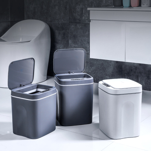 Papelera inteligente con sensor automático, cubo de basura de plástico para cocina, nórdica - Product Image 3