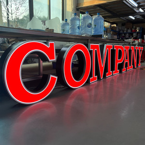 Personalizar tienda Logo restaurante casa Metal números canal signos Filadelfia Led muestra carta diseño escaparate pelo signo - Product Image 1