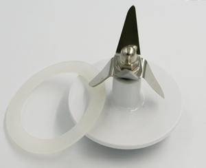 Mixeur <span class=keywords><strong>Cuisinart</strong></span> blanc avec 4 lames en acier inoxydable, roue de transmission en caoutchouc, mixeur électrique pour glace et smoothies, durable pour la maison - Product Image 1