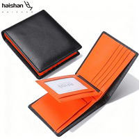 Dompet Kulit Pria Multifungsi Kasual Kapasitas Besar dengan Kantong Koin untuk Penggunaan Sehari-hari
