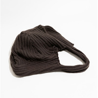 Sac fourre-tout en tricot artistique pour femme, style décontracté, grande capacité, sac à bandoulière polyvalent, sac boulette à porter sous le bras