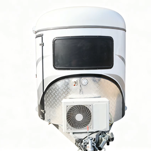 Australia Round Head 2 Horse Racing Transport Trailer 2 Horse Angle Load <b>Float</b> Standard - Product Image 1