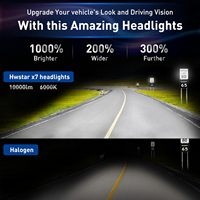 Nouveau phare LED Premium 7 pouces 12V IP67 étanche 12000LM avec faisceau HI/LO et DRL Angel Eye pour Lada Niva Road 4x4