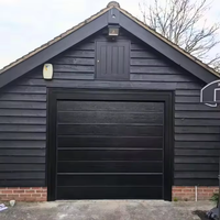 Porte de garage personnalisée en aluminium et acier trempé à vue panoramique, prix compétitif, porte de garage en plexiglas, porte de garage intelligente à enroulement