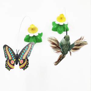 Divertente elettrico rotante farfalla di volo e uccello Interactive <span class=keywords><strong>Cat</strong></span> Toy per il Gattino - Product Image 1