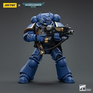 JOYTOY 1/18 Ultramarines Intercessors <span class=keywords><strong>Figurine</strong></span> d'action officielle de collection 4,96 pouces Modèle articulé en PVC Emballage d'origine pour <span class=keywords><strong>40K</strong></span> - Product Image 2