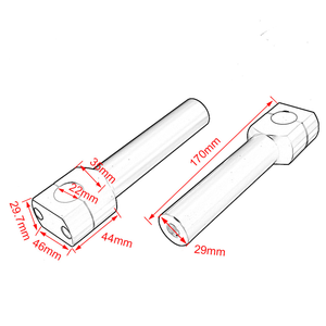 Services d'usinage CNC Kit de rehausseurs de guidon de moto en aluminium et en acier inoxydable Réglage de la hauteur Pièces CNC - Product Image 6