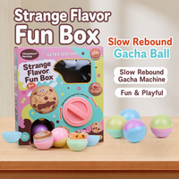 Jouets Squishy à Montée Lente en Forme de Biscuit Visage Amusant, Boîte Mystère, Mignons Dessins Animés, Anti-Stress à Presser, Ultra Doux, Fidget, Décoration de Bureau pour l'Anxiété