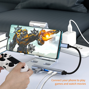 5 trong 1 siêu mỏng Loại C <span class=keywords><strong>USB</strong></span> Hub 65W PD Docking Station với <span class=keywords><strong>USB</strong></span> 2.0 & 3.0 tương thích với <span class=keywords><strong>MacBook</strong></span> <span class=keywords><strong>Pro</strong></span> Mac Mini Mac trong kho - Product Image 6