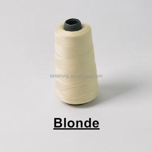 Venta al por mayor de <span class=keywords><strong>hilo</strong></span> de coser de algodón, extensiones de cabello, trenzas, <span class=keywords><strong>hilo</strong></span> de tejer para fabricación de pelucas - Product Image 6