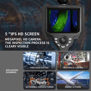 Endoscope rigide 3,9 mm à fluorescence UV, double source lumineuse, étanche IP67, boroscope flexible pour le contrôle des soudures des récipients sous pression - Product Image 2