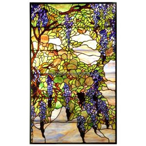 Vidrio Tiffany de Estructura Sólida Personalizado para Ventanas, Puertas, Paredes, Nichos y Revestimientos de Panel de 5mm de Grosor, Estilo Europeo - Product Image 3