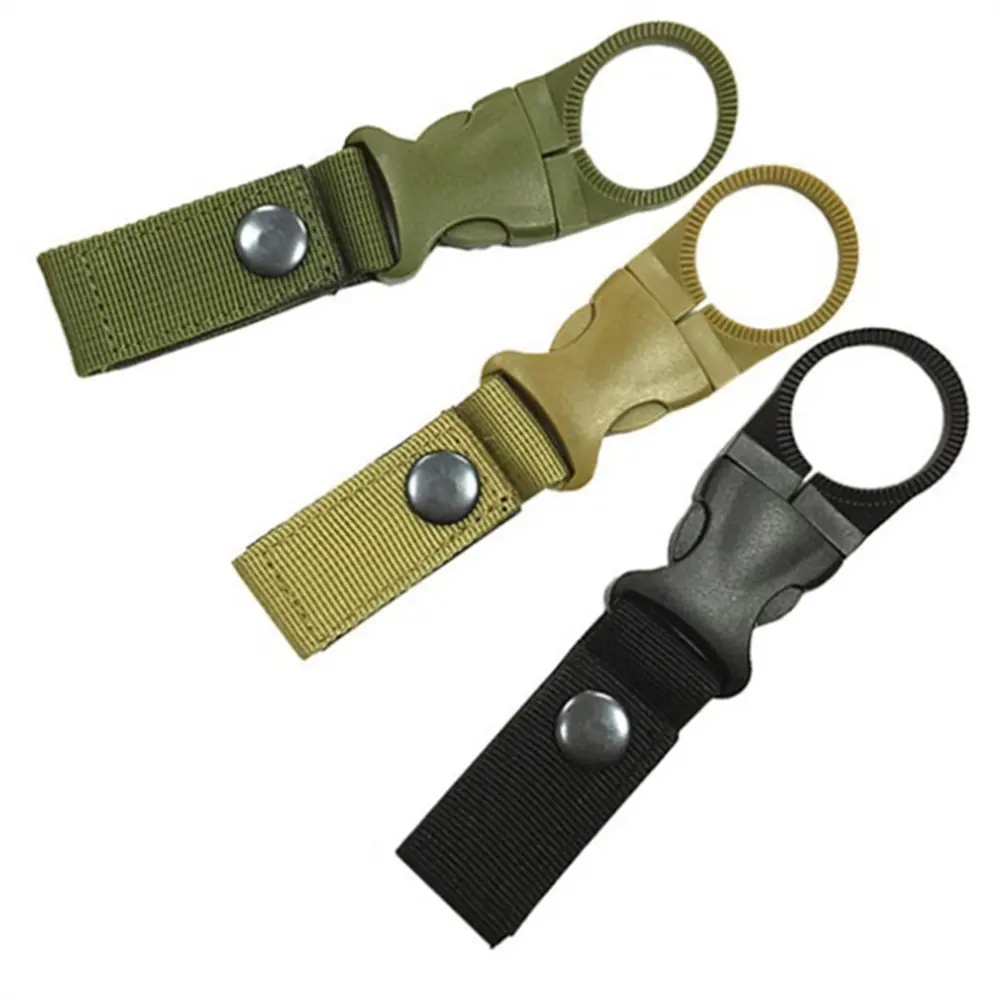 Molle Tactical Outdoor Belt Strap Buckle Hook Water Bottle Holder Clip Webbing Buckles