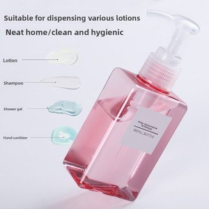Botella Cuadrada de PETG con Bomba <span class=keywords><strong>para</strong></span> Loción, <span class=keywords><strong>Jabón</strong></span> Corporal, Champú, <span class=keywords><strong>Jabón</strong></span> de <span class=keywords><strong>Manos</strong></span>, Botella Cosmética Vacía de Gran Capacidad, Dispensador de Viaje - Product Image 4