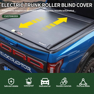 Sorod GMC Sierra, couvre-benne de camionnette en aluminium de haute qualité, couvre-benne manuel rétractable électrique - Product Image 2