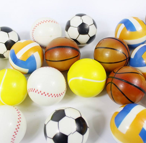 Bola para apretar de espuma suave de PU antiestrés de 6,3 cm para aliviar el estrés Unisex a partir de 5 años para niños y adultos - Product Image 4