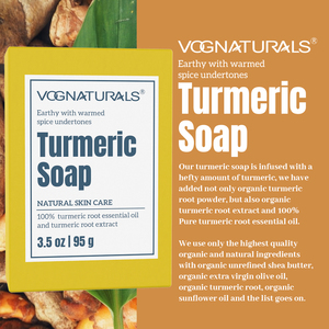 Jabón Natural de Cúrcuma con Miel Calmante, Jabón en Barra de Cúrcuma para Rostro <span class=keywords><strong>y</strong></span> Cuerpo, Reduce el Enrojecimiento, Atenúa las Manchas de la Edad - Product Image 3
