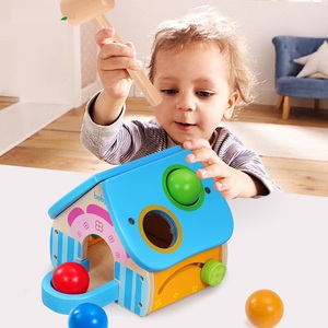 Fabricants vente en gros de jouets éducatifs en bois pour enfants, exercice de capacité pratique, cabane multifonctionnelle, jouets de <span class=keywords><strong>Table</strong></span> pour enfants - Product Image 2