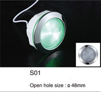 Lampe à changement de couleur de lumière LED d'aromathérapie en cuivre pour spa de massage de salle de douche