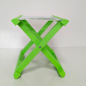 <b>Plastic</b> Folding <b>Stool</b> Square Green Foldable Outdoor Garden Chair Portable Multi Purpose - Product Image 1