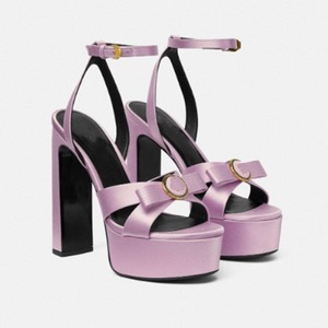 Sandalias de Plataforma con Tacón Grueso para Mujer, Sandalias de Tacón Ultra Alto, Moda, Punta Abierta, Tallas Grandes - Product Image 2